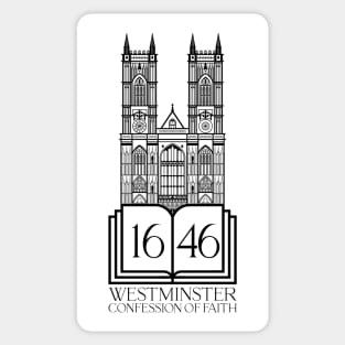 Reformed christian art. 1646 The Westminster Confession of Faith. Sticker